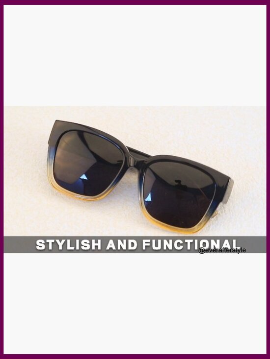 Polarized Fit Over Glasses Sunglasses, Oversized Square Wrap Around UV400